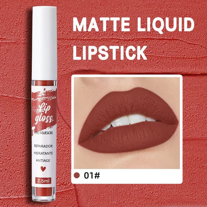 Rose Red Matte Liquid Lipstick Makeup