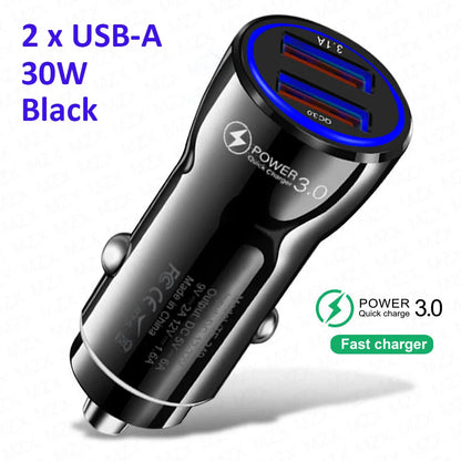 MZX 40W Smart Car Charger PD Type C