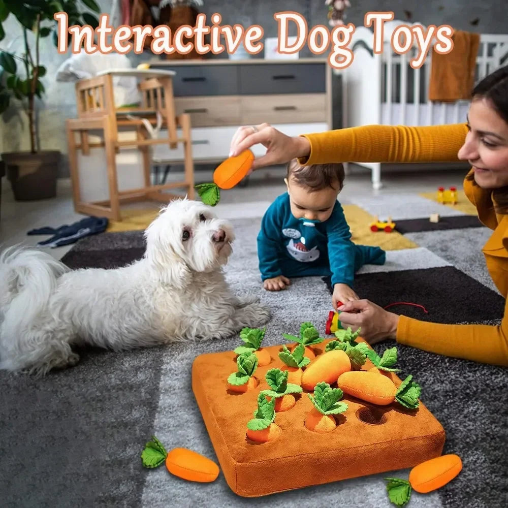 Carrot Snuffle Mat for Dogs Cats