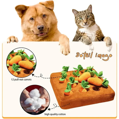 Carrot Snuffle Mat for Dogs Cats