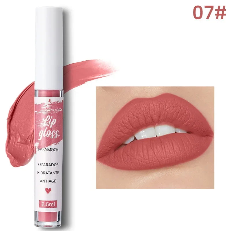 Rose Red Matte Liquid Lipstick Makeup